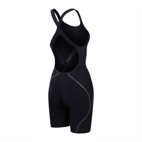 SPEEDO FastSkin LZR PURE INTENT 2.0 OpenBack Kneeskin Dos Ouvert- Black -Combinaison Natation Competition Femme