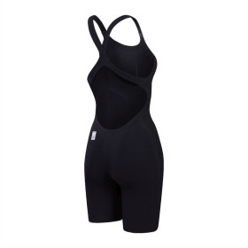 SPEEDO FastSkin LZR PURE VALOR 2.0 OpenBack Kneeskin Dos Ouvert - Black - Combinaison Natation Competition Femme