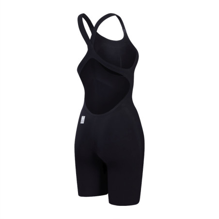 SPEEDO FastSkin LZR PURE VALOR 2.0 OpenBack Kneeskin Dos Ouvert - Black - Combinaison Natation Competition Femme | Les4Nages