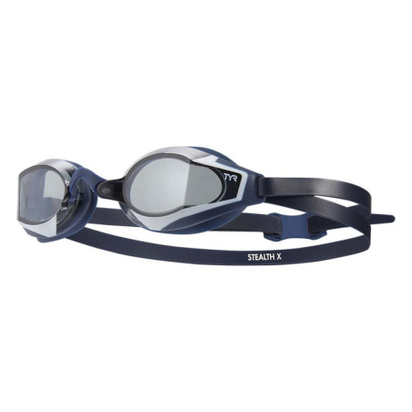 TYR Stealth X Race Smoke Navy  - Lunettes Natation