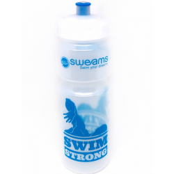 Bidon SWEAMS Swimmer - 750ml - Clear Blue