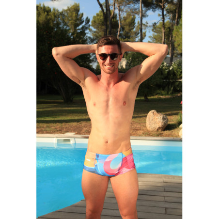 Mako Flamingo - Boxer Natation Homme | Les4Nages