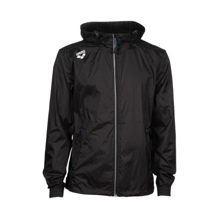 Veste coupe-vent Arena Windbreaker Solid Black | Les4Nages