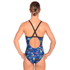 MAKO Venice Night  - Dos Nereid - Maillot Femme Natation