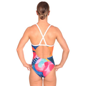 MAKO Flamingo - Dos Nereid - Maillot Femme Natation