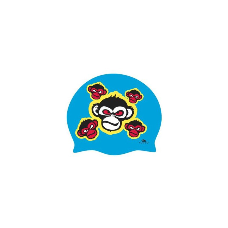 Turbo Silicone MONKEY HAPPY - Bonnet Natation