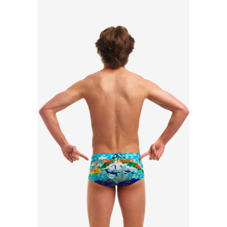 FUNKY Trunks (6-14ans ) Wildermess Boy - Boxer Natation Garçon | Les4Nages