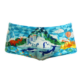 FUNKY Trunks (6-14ans ) Wildermess Boy - Boxer Natation Garçon