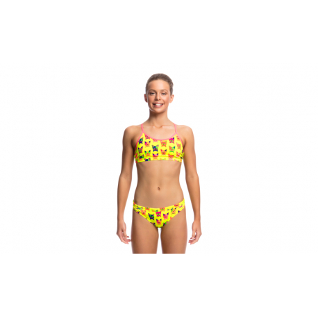 Maillot fille 2 pieces FUNKITA Hot Diggity Racerback