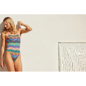 FUNKITA Gone Wild Twisted - Maillot de bain Femme Natation 1 piece