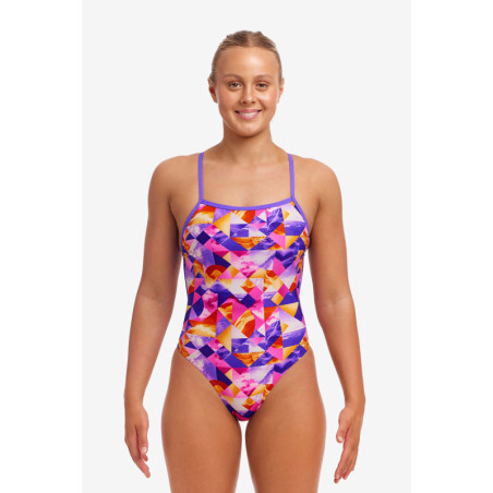 FUNKITA Ocean Sunset Single Strength - Maillot de bain Femme Natation 1 piece | Les4Nages