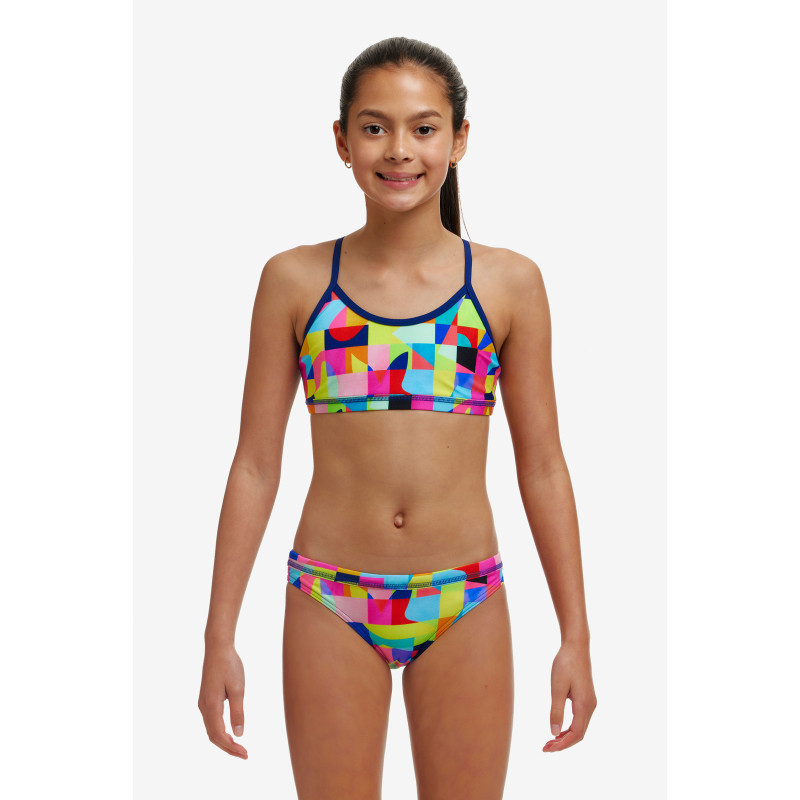 Funkita (6-14 ans) On The Grid Racerback - Maillot natation Fille 2 pièces