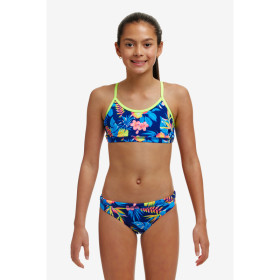 Funkita (6-14 ans) In Bloom Racerback 2 pieces - Maillot de bain Natation Fille 2 pieces