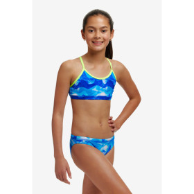 Funkita (6-14 ans) Racerback Dive In 2 pieces - Maillot de bain Natation Fille 2 pieces