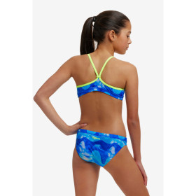 Funkita (6-14 ans) Racerback Dive In 2 pieces - Maillot de bain Natation Fille 2 pieces