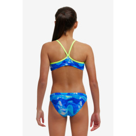 Funkita (6-14 ans) Racerback Dive In 2 pieces - Maillot de bain Natation Fille 2 pieces