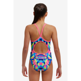 FUNKITA (6-14ans) Princess Pageant Girl Diamond Back - Maillot de bain Natation Fille 1 piece