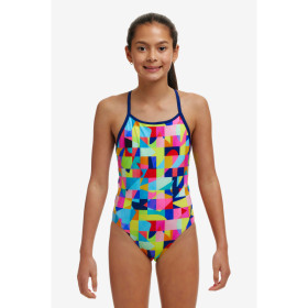 FUNKITA (6-14ans) On The Grid Girl Diamond Back - Maillot de bain Natation Fille 1 piece