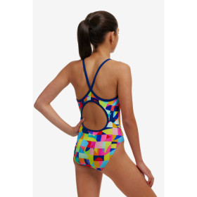 FUNKITA (6-14ans) On The Grid Girl Diamond Back - Maillot de bain Natation Fille 1 piece