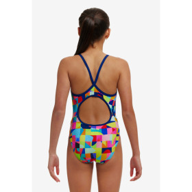 FUNKITA (6-14ans) On The Grid Girl Diamond Back - Maillot de bain Natation Fille 1 piece