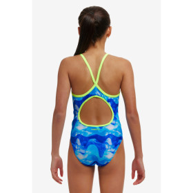 FUNKITA (6-14ans) Dive In Girl Diamond Back - Maillot de bain Natation Fille 1 piece