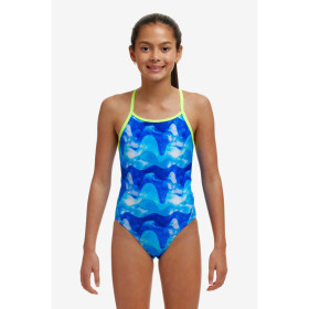 FUNKITA (6-14ans) Dive In Girl Diamond Back - Maillot de bain Natation Fille 1 piece