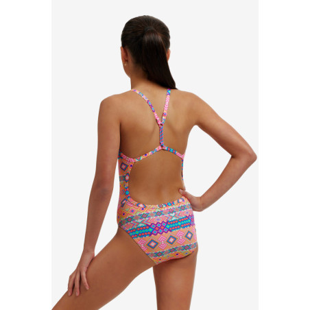 FUNKITA (6-14ans) Devil In Detail Girl Twisted - Maillot de bain Natation Fille 1 piece | Les4Nages