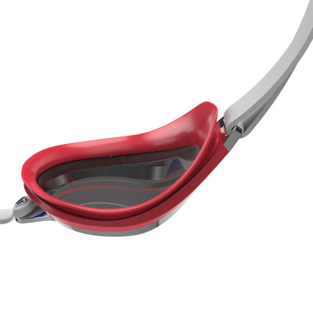 Speedo Fastskin Speedsocket 2 Mirror  Blue Red - Lunettes Natation