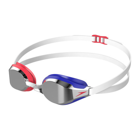 Speedo Fastskin Speedsocket 2 Mirror Blue Red - Lunettes Natation | Les4Nages