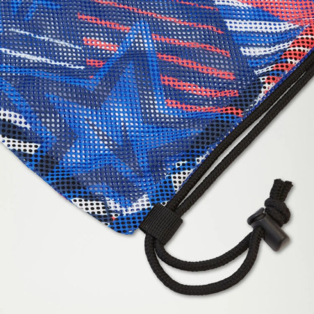 Speedo Printed Mesh Bag Red Blue | Les4Nages