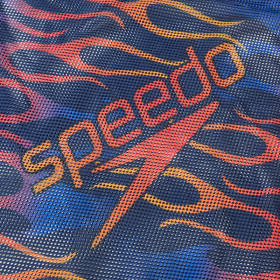 Speedo Printed Mesh Bag Blue Orange