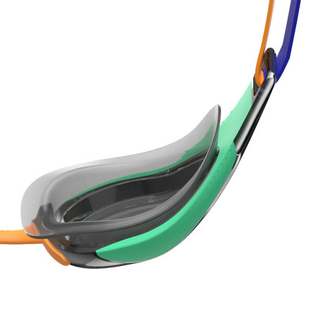 SPEEDO FASTSKIN HYPER ELITE MIRROR Green Orange - Lunettes Natation  | Les4Nages