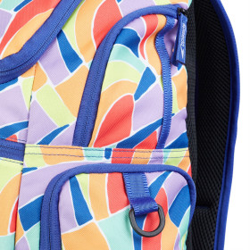 Speedo TEAMSTER 2.0 RUCKSACK 35L Blue Orange - Sac à dos multisports et piscine