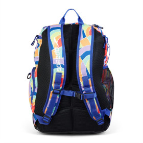 Speedo TEAMSTER 2.0 RUCKSACK 35L Blue Orange - Sac à dos multisports et piscine