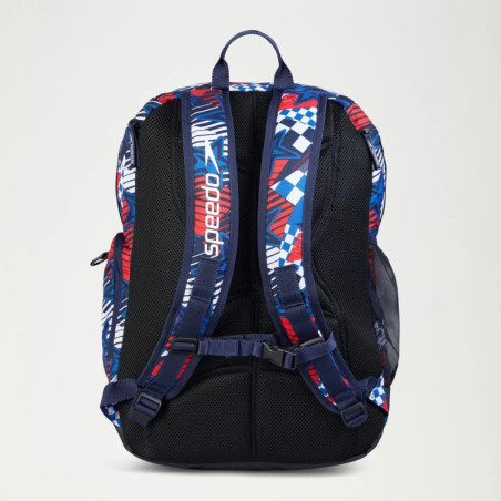 Speedo TEAMSTER 2.0 RUCKSACK 35L Blue Red - Sac à dos multisports et piscine | Les4Nages