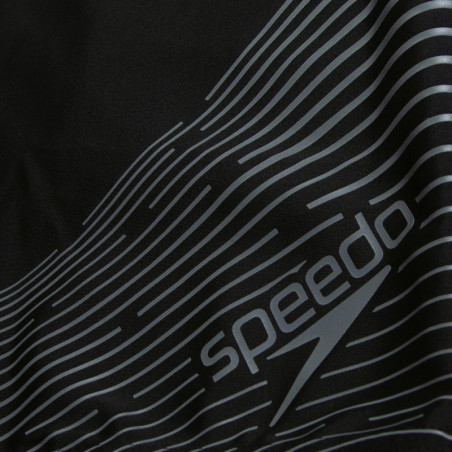 SPEEDO Medley Logo Aquashort Black Green - Boxer Natation | Les4Nages