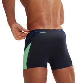 SPEEDO SPLICE Aquashort Navy Green   - Boxer homme natation