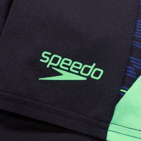 SPEEDO SPLICE Aquashort Navy Green   - Boxer homme natation