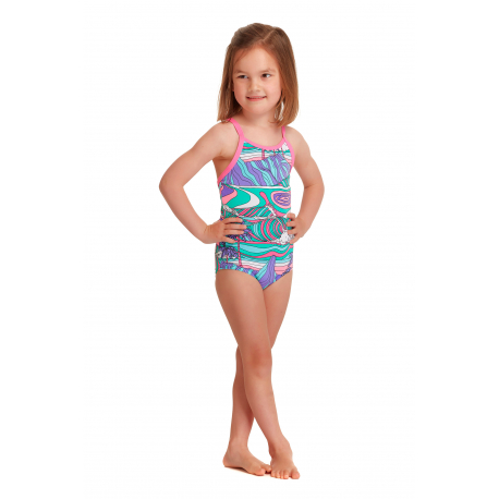 Funkita Toddler (1-7 ans) PALM CAVE - Maillot Fille Natation 