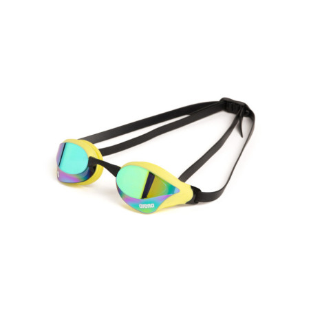 ARENA Cobra Core Swipe Mirror - Emerald Cyber Lime - Lunettes Natation | Les4Nages