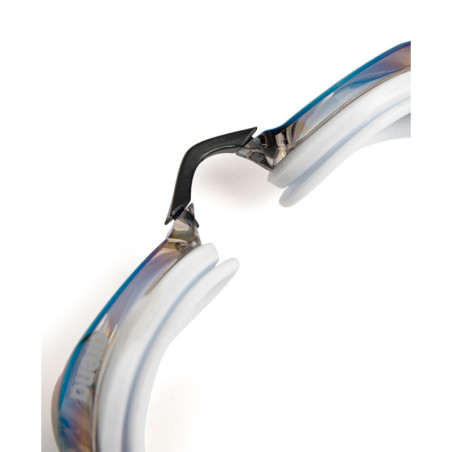 ARENA Python Mirror Gold White Black - Lunettes Natation | Les4Nages