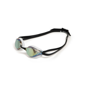 ARENA Python Mirror Gold White Black - Lunettes Natation