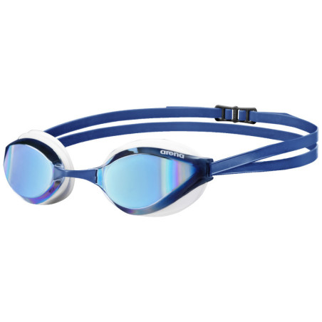ARENA Python Mirror Blue mirror white - Lunettes Natation  | Les4Nages