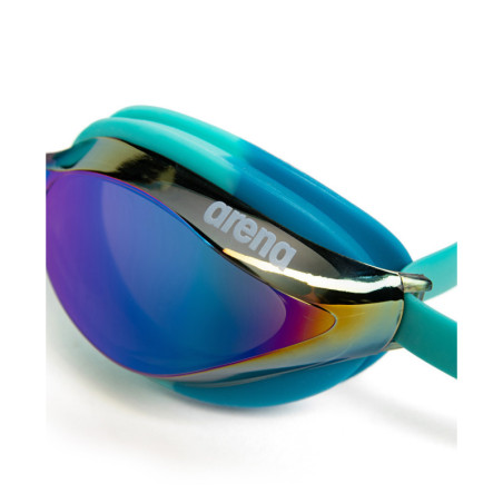 ARENA Python Mirror Turquoise water blue Cosmo - Lunettes Natation  | Les4Nages