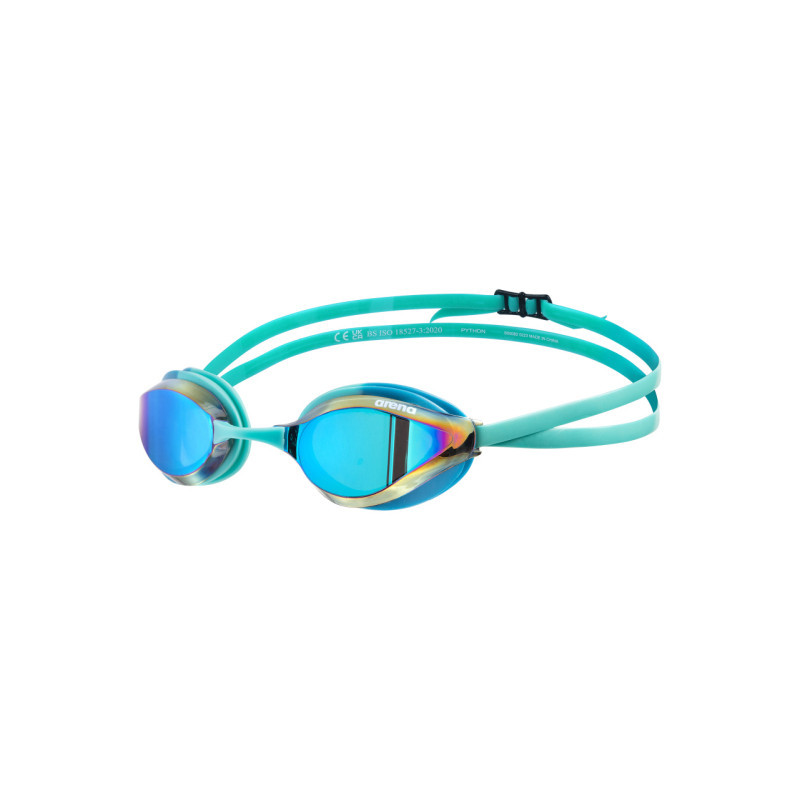 ARENA Python Mirror Turquoise water blue Cosmo - Lunettes Natation | Les4Nages ARENA Python Mirror Turquoise water blue Cosmo - Lunettes Natation | Les4Nages