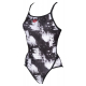 ARENA CAMO CLOUDS - Superfly Back - Maillot Natation Femme 1 piece 