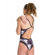 ARENA CAMO CLOUDS - Superfly Back - Maillot Natation Femme 1 piece 