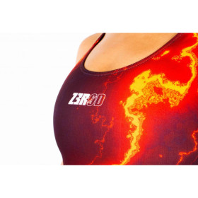 ZEROD Sculpt  LAVA - Maillot de bain Natation Femme 1 pièce