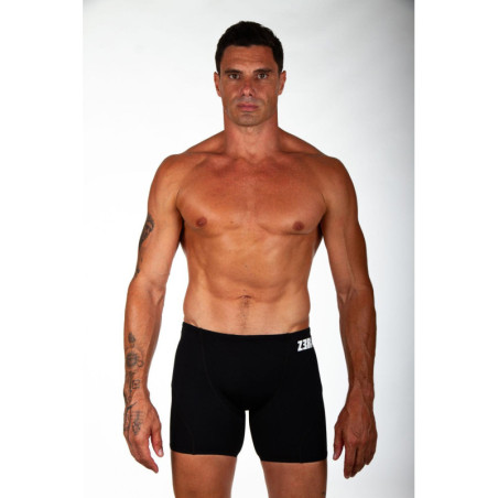 ZEROD BOXER Black Anthracite - Aquashort boxer Natation Homme | Les4Nages