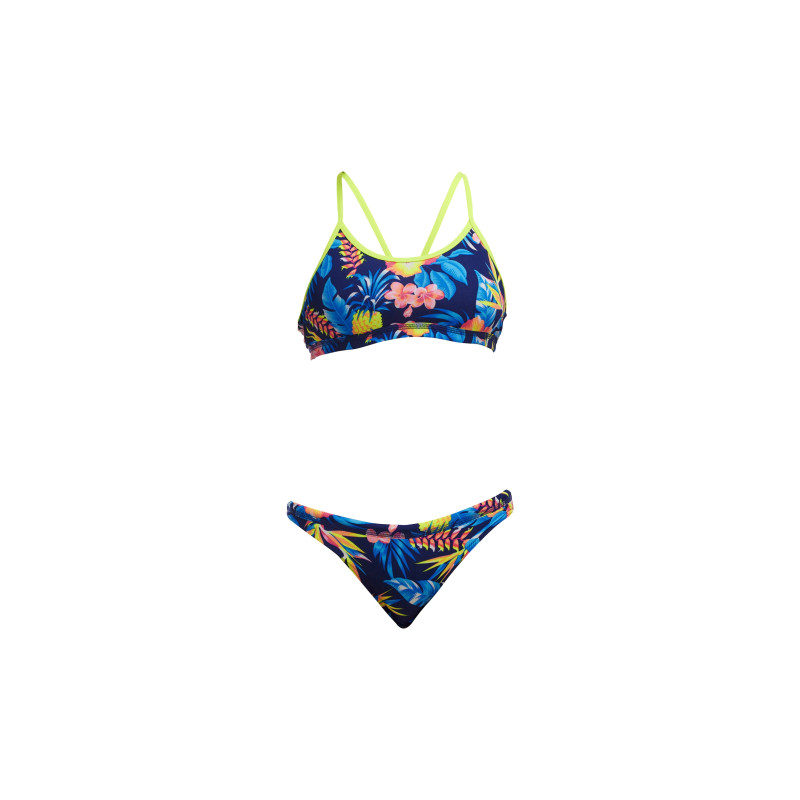 Funkita (6-14 ans) In Bloom Racerback - Maillot natation Fille 2 pieces - Maillot de bain Natation Fille 2 pieces | Les4Nages